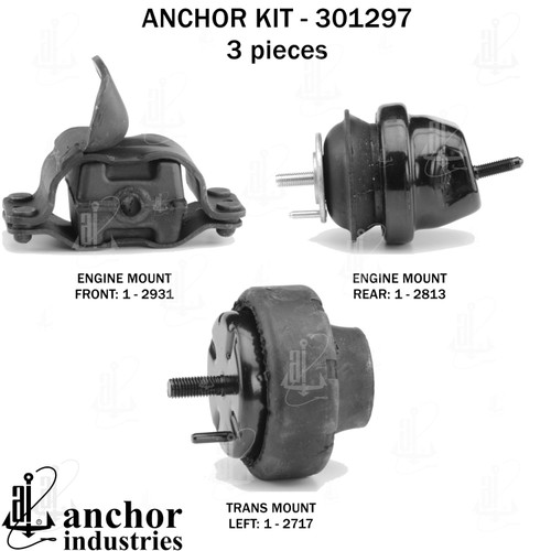 Engine Mount Kit 301297 - back view