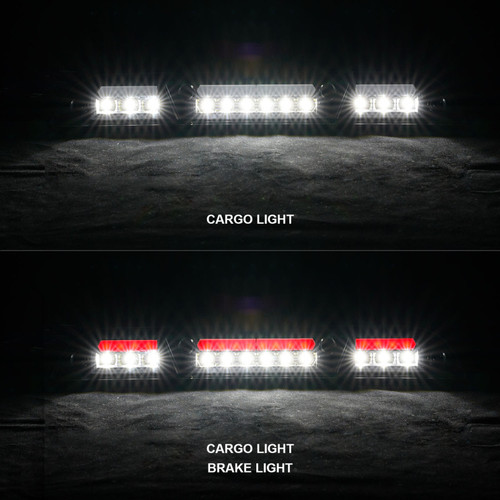 ANZO LED Third Brake Light Black Housing/Clear Lens for Ford F-250 - F-550