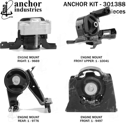 Engine Mount Kit 301388 - back view