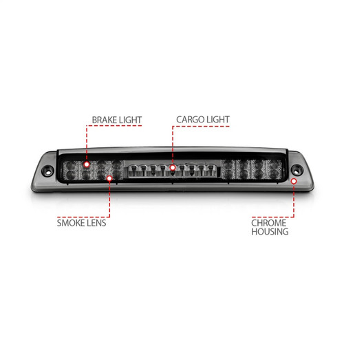 ANZO LED 3rd Brake Light Smoke for Dodge Ram 1500 | 531046