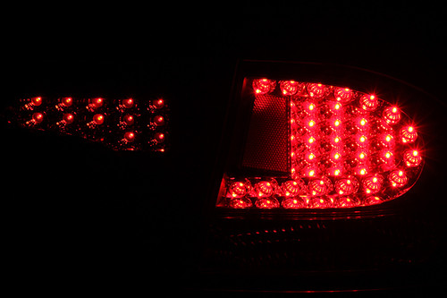 ANZO LED Tail Lights Black for Honda Civic | 321152