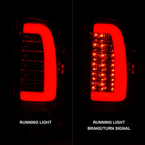 ANZO LED Tail Lights Chrome Housing Clear Lens (Pair) for Toyota Tacoma | 311355