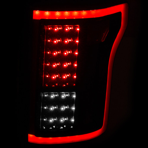 ANZO LED Tail Lights Black for Ford F-150 | 311261