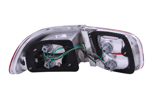 ANZO Tail Lights Red/Clear for Honda Civic | 221220