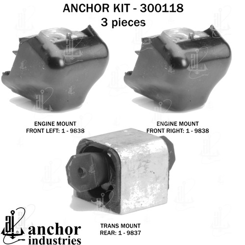 Engine Mount Kit 300118 - back view