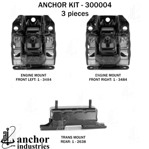 Engine Mount Kit 300004 - front view