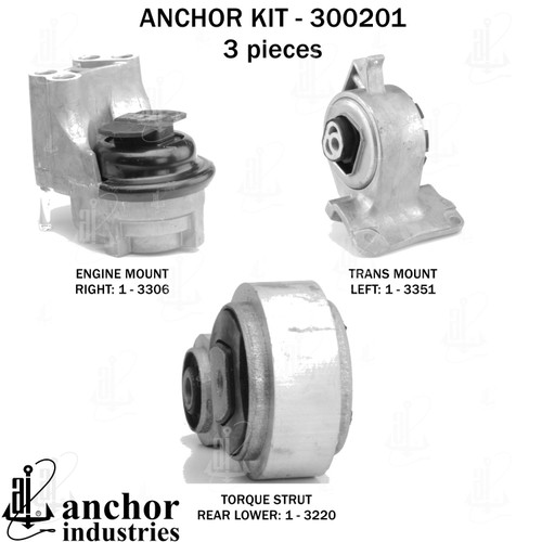 Engine Mount Kit 300201 - right view