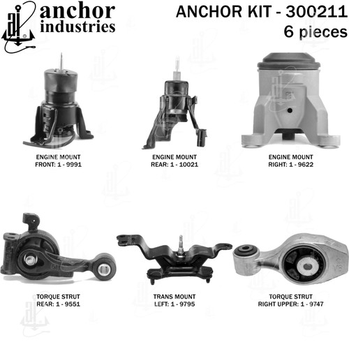 Engine Mount Kit 300211 - front view