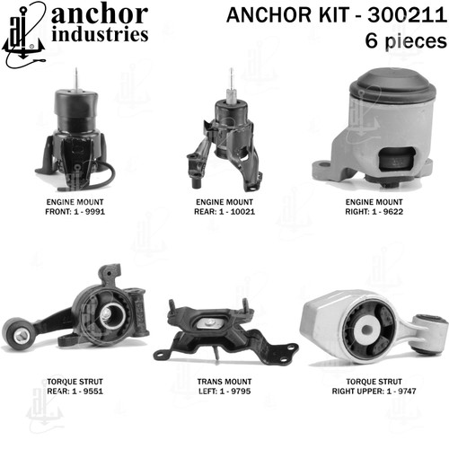 Engine Mount Kit 300211 - back view