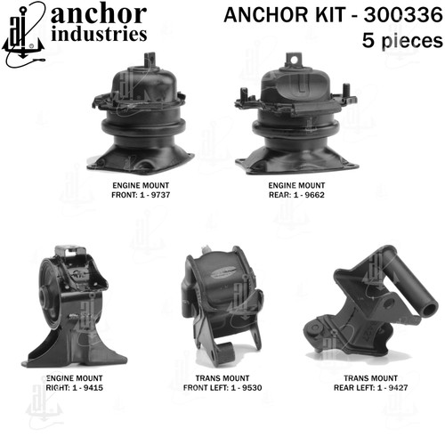 Engine Mount Kit 300336 - back view