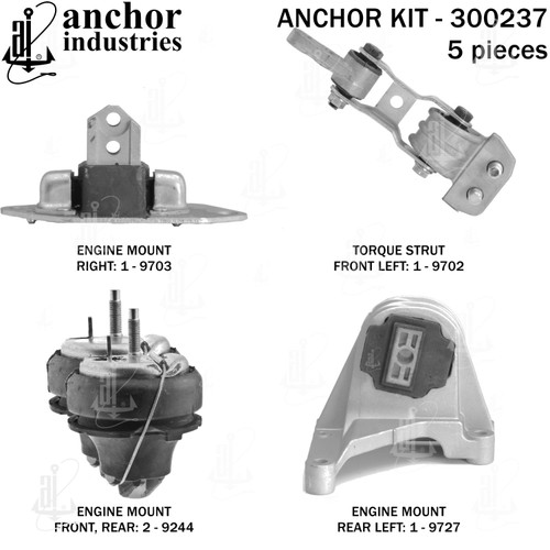 Engine Mount Kit 300237 - front view