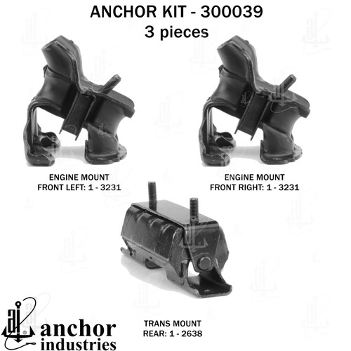 Engine Mount Kit 300039 - right view