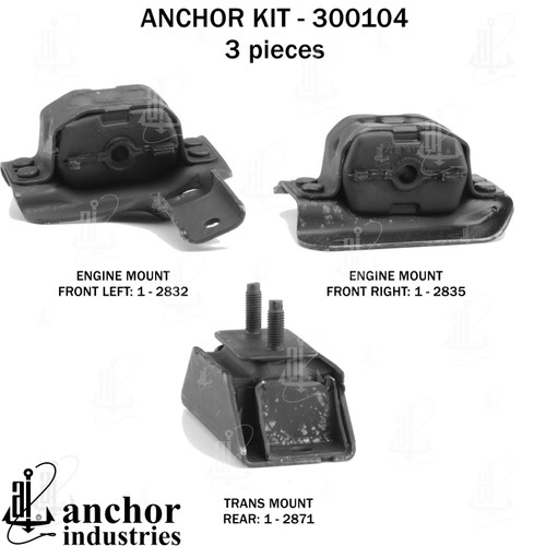 Engine Mount Kit 300104 - left view