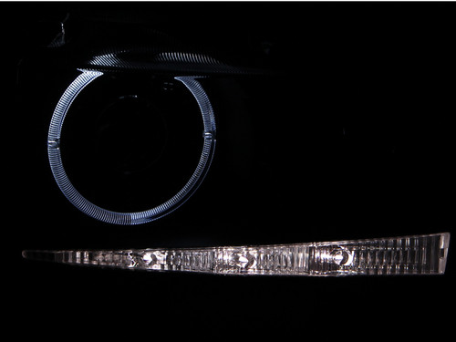 ANZO Projector Headlights w/ Halo Black G2 for Scion Xb | 121347
