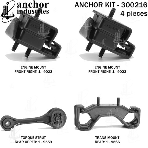 Engine Mount Kit 300216 - back view