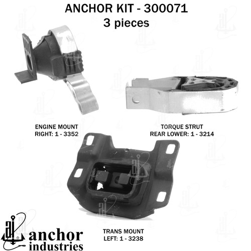 Engine Mount Kit 300071 - front view