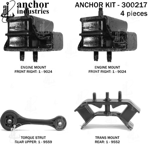 Engine Mount Kit 300217 - front view