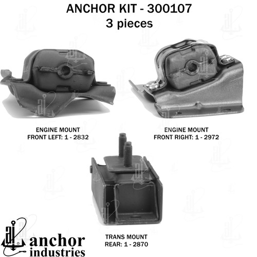 Engine Mount Kit 300107 - right view