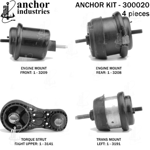 Engine Mount Kit 300020 - back view