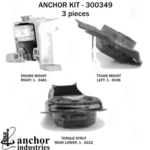 Engine Mount Kit 300349 - right view
