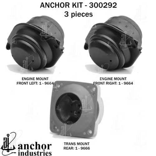 Engine Mount Kit 300292 - back view