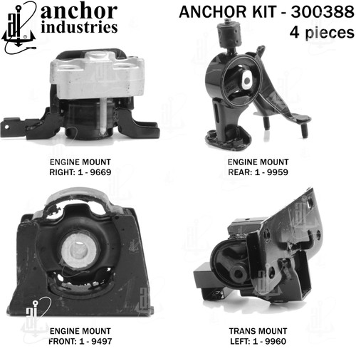 Engine Mount Kit 300388 - front view