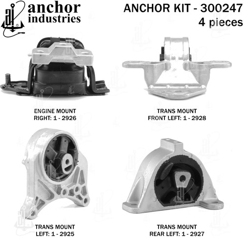 Engine Mount Kit 300247 - front view