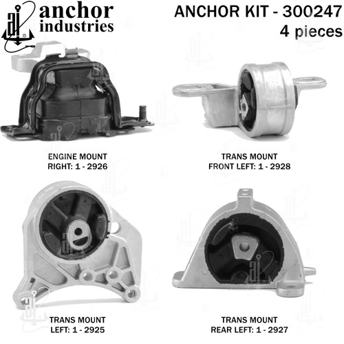Engine Mount Kit 300247 - back view