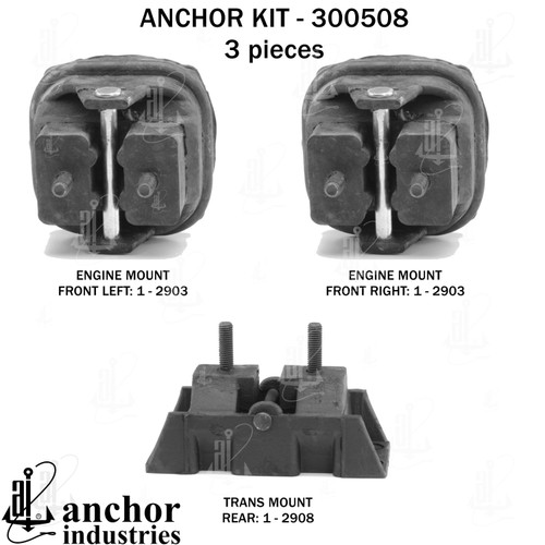 Engine Mount Kit 300508 - front view