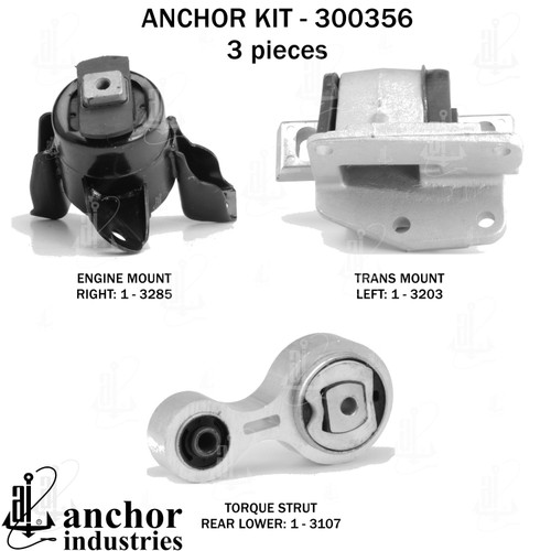 Engine Mount Kit 300356 - front view