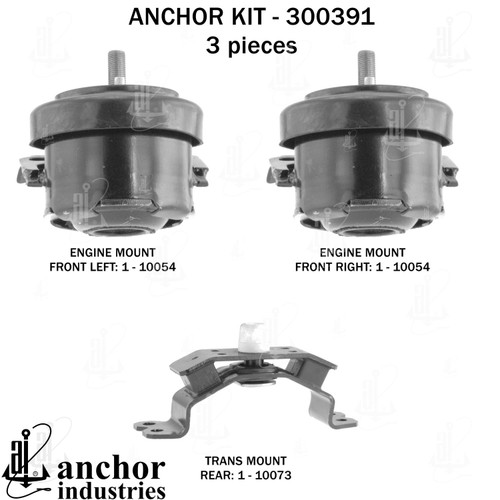 Engine Mount Kit 300391 - back view