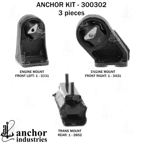 Engine Mount Kit 300302 - left view