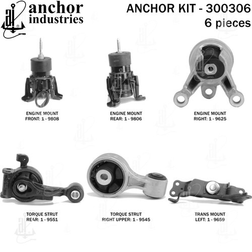 Engine Mount Kit 300306 - front view