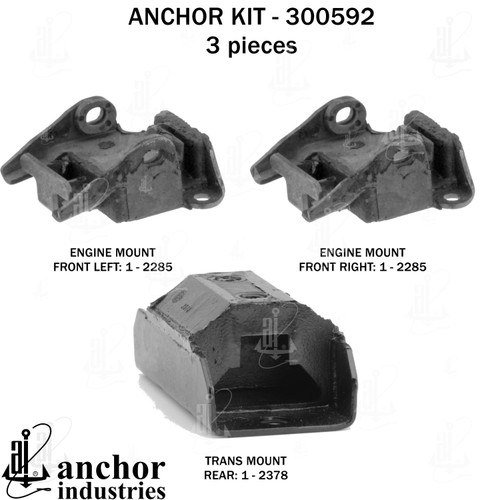 Engine Mount Kit 300592 - left view