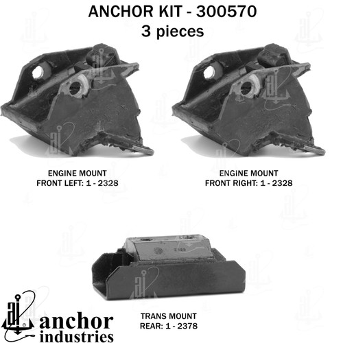 Engine Mount Kit 300570 - back view