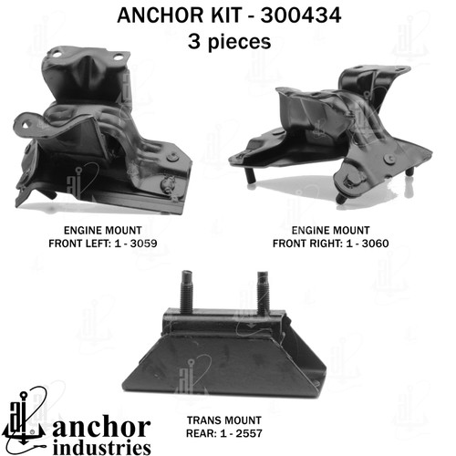 Engine Mount Kit 300434 - front view