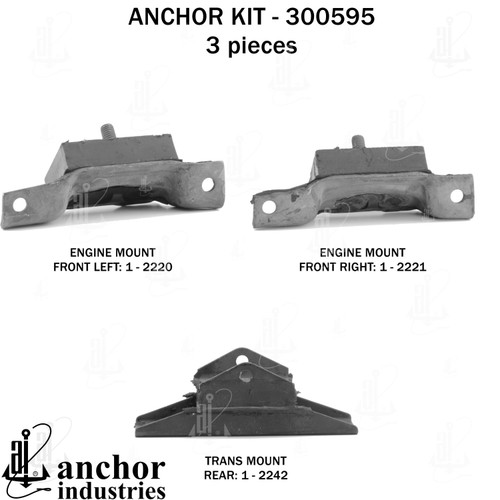 Engine Mount Kit 300595 - back view
