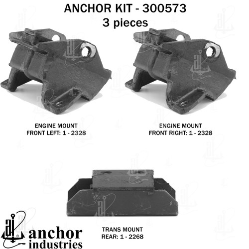 Engine Mount Kit 300573 - front view