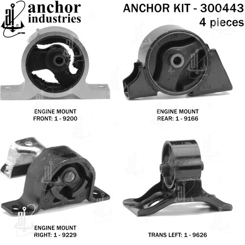 Engine Mount Kit 300443 - back view