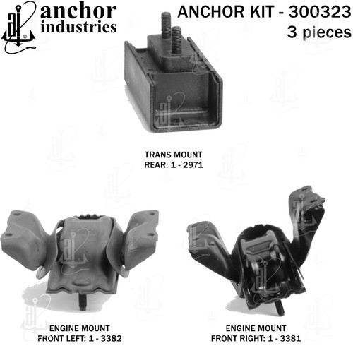 Engine Mount Kit 300323 - left view