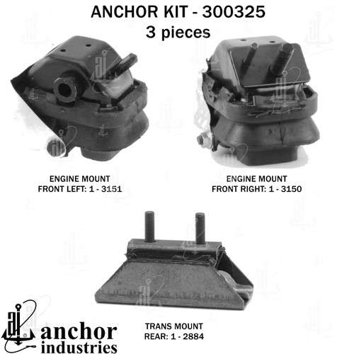 Engine Mount Kit 300325 - front view