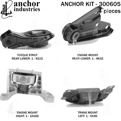 Engine Mount Kit 300605 - back view