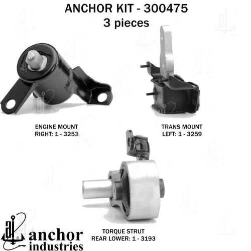 Engine Mount Kit 300475 - left view