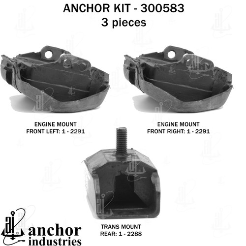 Engine Mount Kit 300583 - left view