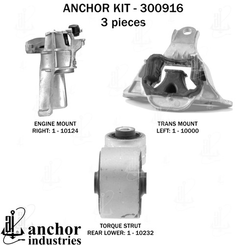 Engine Mount Kit 300916 - left view