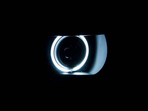 ANZO Projector Headlights w/ Halo Black (CCFL) for Chevrolet Camaro | 121312