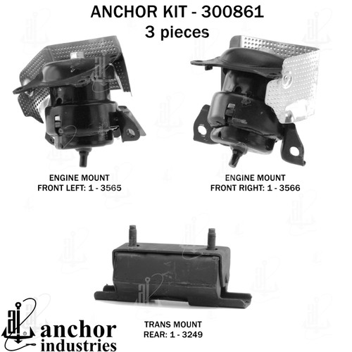 Engine Mount Kit 300861 - back view