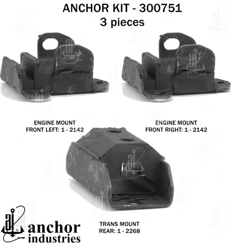 Engine Mount Kit 300751 - right view