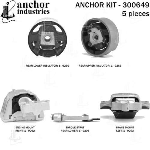 Engine Mount Kit 300649 - front view