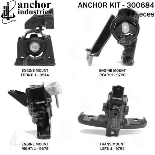 Engine Mount Kit 300684 - back view